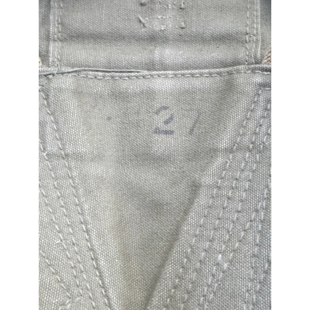 Vintage Military Surplus Canvas Field Backpack Olive Drab Rucksack Gorpcore Bag